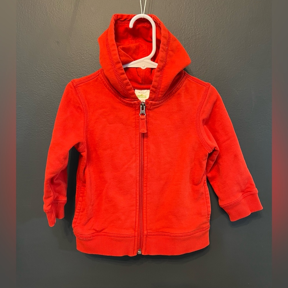 Hanna Andersson 2T Toddler French Terry Elmo Hoodie Sweatshirt - Picture 2 of 4